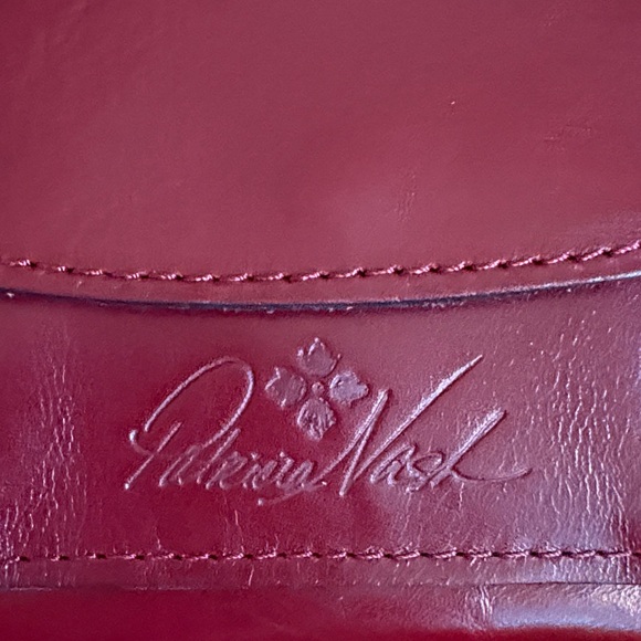 Patricia Nash Crimson Leather Card Holder - Picture 2 of 4